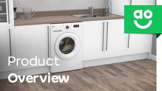 Zanussi Washer Dryer ZWD86NB4PW Product Overview  aocom [upl. by Allertse11]