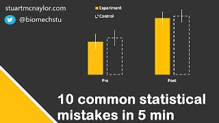 Ten Statistical Mistakes in 5 Min [upl. by Ciprian62]