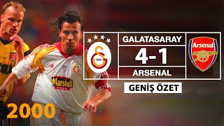 UEFA Kupası Galatasaray  Arsenal Final Maçı Geniş Özet  17 Mayıs 2000 [upl. by Cacilia]