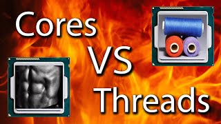 CPU Cores VS Threads Explained [upl. by Phebe]