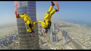 Burj Khalifa Pinnacle BASE Jump  4K [upl. by Aniale337]