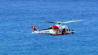 AW 139 Flight Display  Italian Coast Guard Helicopter Elicottero Guardia Costiera air show [upl. by Valsimot]