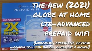 The New 2021 Globe At Home LTE Advanced Prepaid WiFi Unboxing Speedtest and Review [upl. by Trixy]