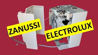 Zanussi  Electrolux washing machine disassembly [upl. by Larrisa]