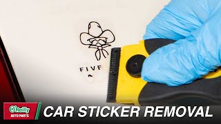 How To Remove a Sticker From Your Car [upl. by Sille251]