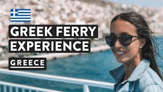 GREEK FERRIES  PRICES amp SEATS  Athens to Mykonos Hellenic Seaways  Greece Travel Vlog [upl. by Mairhpe]