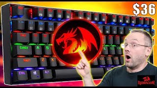 Redragon K552 RGB Rainbow Mechanical Gaming Keyboard Unboxing amp Review  Lighting Modes Explained [upl. by Tarra]