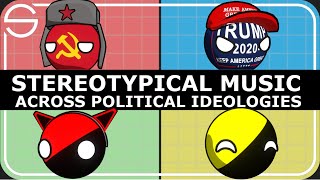 Stereotypical Music across Political Ideologies  Political Compass [upl. by Ledah]