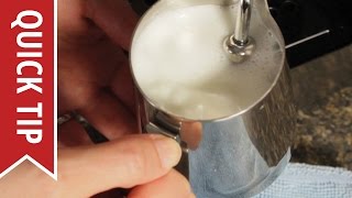 How to AutoFroth Milk for Lattes [upl. by Nytsud]