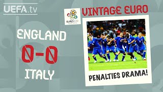 ENGLAND 00 ITALY FULL PENALTY SHOOTOUT EURO 2012  VINTAGE EURO [upl. by Treat]