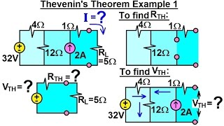 Electrical Engineering Ch 4 Circuit Theorems 16 of 35 Thevenins Theorem Ex 1 [upl. by Anamuj]