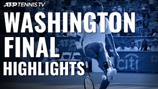 Nick Kyrgios Defeats Daniil Medvedev for Title  Washington 2019 Final Highlights [upl. by Leroj]