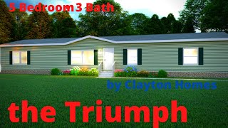 THE TRIUMPH by Clayton Homes  Mobile Home Diva [upl. by Orfurd761]