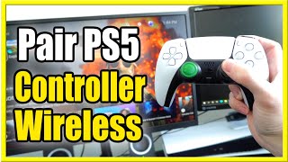 How to CONNECT PS5 Controller WIRELESS to PS5 with BLUETOOTH PAIRING MODE Fast Method [upl. by Yatnahs]