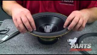 HOW TO DIY speaker refoam using a Parts Express repair kit [upl. by Catharine]