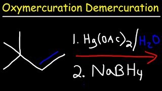 Oxymercuration Demercuration Reaction Mechanism [upl. by Raimes]