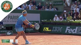 Rafael Nadal v Andrey Kuznetsov Highlights  Mens Round 3 2015  Roland Garros [upl. by Nodnahs200]