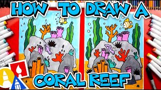 How To Draw A Coral Reef [upl. by Hi]