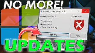 How to Disable Windows Updates PERMANENTLY [upl. by Teddman]