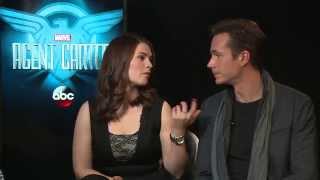 Marvel’s Agent Carter – Hayley Atwell amp James D’Arcy Interview [upl. by Janine]