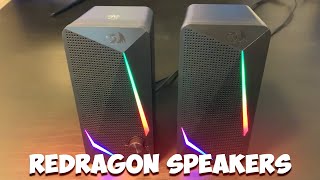 Review and Unboxing  Redragon GS510 Waltz Gaming Speakers [upl. by Atirma]