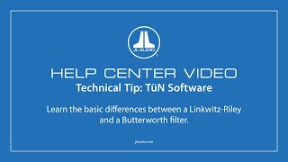 JL Audio Help Center  LinkwitzRiley Vs Butterworth Filter [upl. by Oilalue]