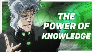 Noriaki Kakyoin The Power of Knowledge [upl. by Haropizt448]