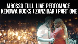 Mbosso Full live perfomance Kendwa Rocks  Zanzibar  Part one [upl. by Nanon]