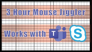 Mouse Jiggler 3 Hours  Keep Computer Awake  Mouse Mover [upl. by Nosredna]