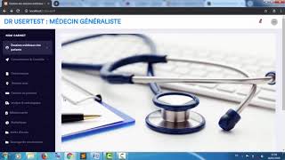 Dr Santé gestion des patients [upl. by Ciredor]