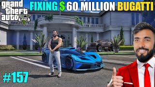 REPAIRED amp DELIVER CRASHED BUGATTI TO LIBERTY CITY  GTA V TECHNO GAMERZ GAMEPLAY 157 [upl. by Aehsat]