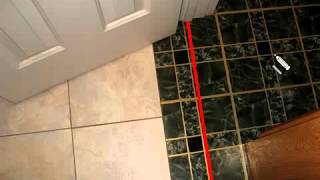 How to Position Door Threshold on Floor [upl. by Eitsirhc104]