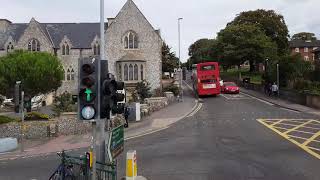 Brighton to Ditchling Beacon bus 79 whole route [upl. by Ahsya]