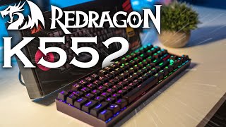 Unboxing and Review  Redragon K552 TKL Mechanical Gaming Keyboard [upl. by Sirovart]