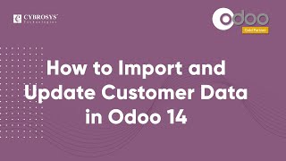 How to Import and Update Customer Data in Odoo 14  Odoo 14 Functional Videos [upl. by Schargel]