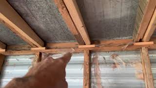 Mobile Home Roof Truss Replacement How To [upl. by Dinah18]