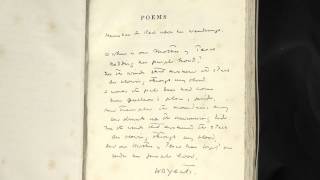 WB Yeats  a remarkable collection of manuscripts from 1895 [upl. by Fiertz]