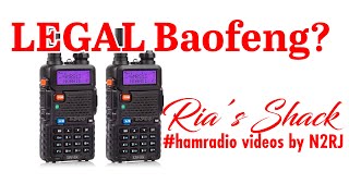 A Baofeng radio you can use without a ham radio license legally [upl. by Etnaled]