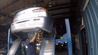 Muffler Delete on MITSUBISHI LANCER [upl. by Kirit]