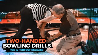 TwoHanded Bowling Drills for a Perfect Release [upl. by Hoisch]