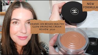 Chanel Les Beiges Healthy Glow Bronzing Cream Review [upl. by Ricoriki]