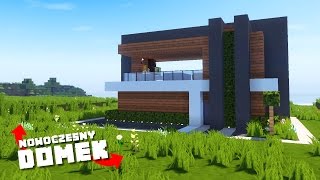 JAK ZBUDOWAĆ ŁADNY NOWOCZESNY DOMEK  MINECRAFT [upl. by Yurt202]