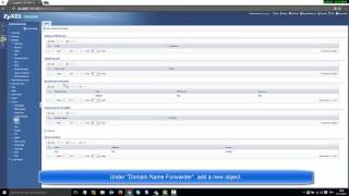 Zyxel USG60W  How to Setup DNS [upl. by Assirac635]