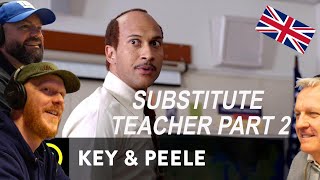 Key amp Peele  Substitute Teacher Pt 2 REACTION  OFFICE BLOKES REACT [upl. by Olney]