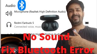 Bluetooth Device Connected But No Sound  Solve Bluetooth Problem In Laptop or PC [upl. by Hillhouse]