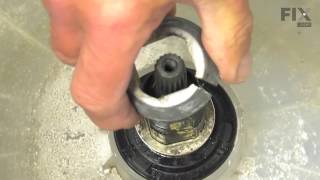 GE Washer Repair – How to replace the Transmission [upl. by Jarrad]