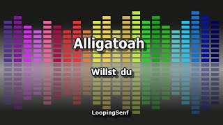 Alligatoah  Willst Du  Karaoke [upl. by Anikes479]