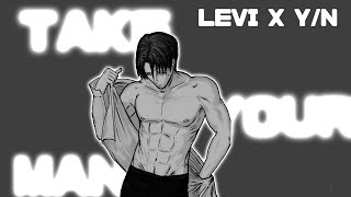 AOT TEXTS Levi X YN Take Your Man Lyric “prank” [upl. by Derdlim]