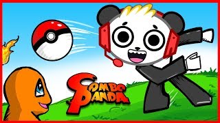 ROBLOX Pokemon Go Lets Play with Combo Panda Part 1 [upl. by Metzger]