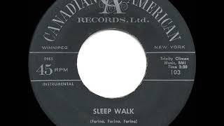 1959 HITS ARCHIVE Sleep Walk  Santo amp Johnny a 1 record [upl. by Lewendal618]